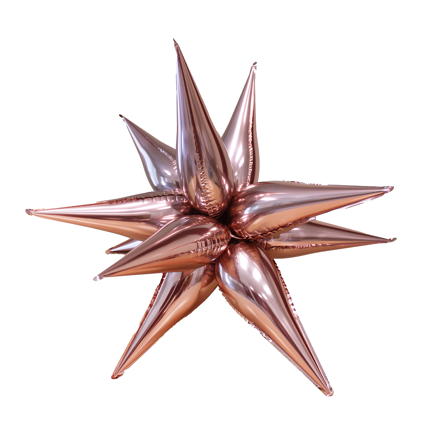 40" Ellie's Brand (Rose Gold) Starburst Mylar - Single Pack 